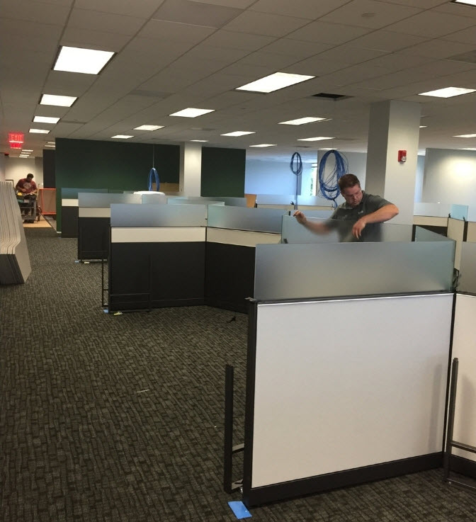 Moving into new office