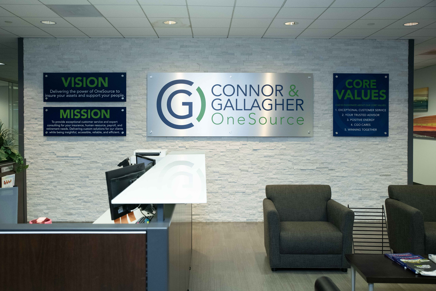 Mission Vision Values Lobby Picture